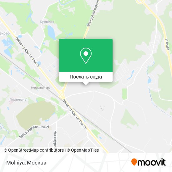 Карта Molniya