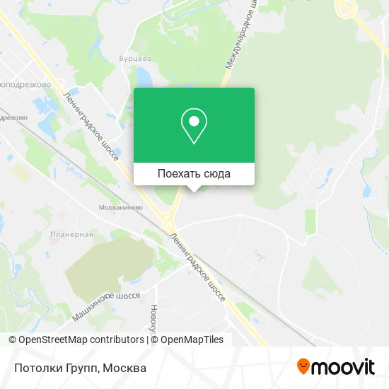 Карта Потолки Групп