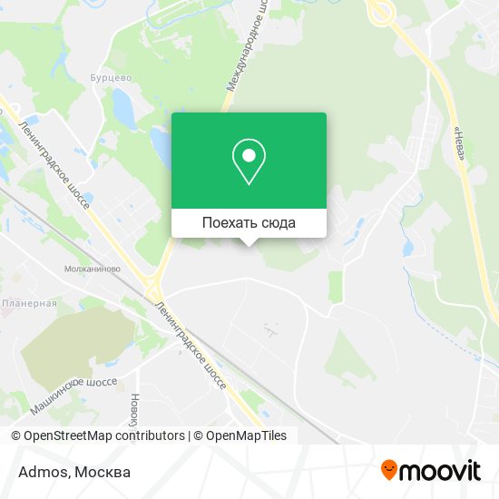Карта Admos