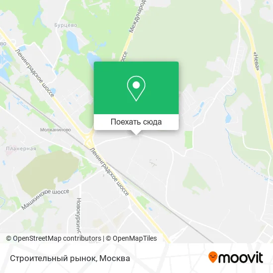 Карта Строительный рынок