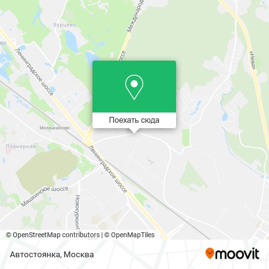 Карта Автостоянка