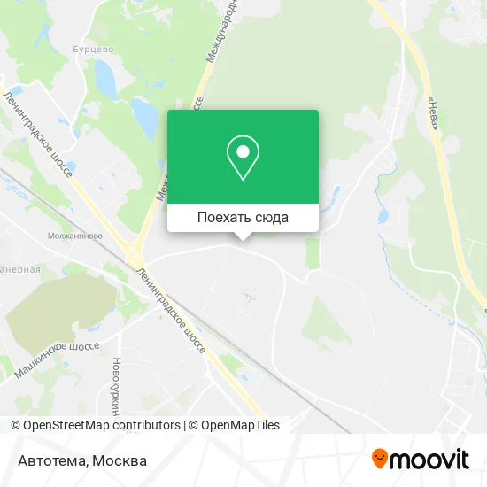 Карта Автотема