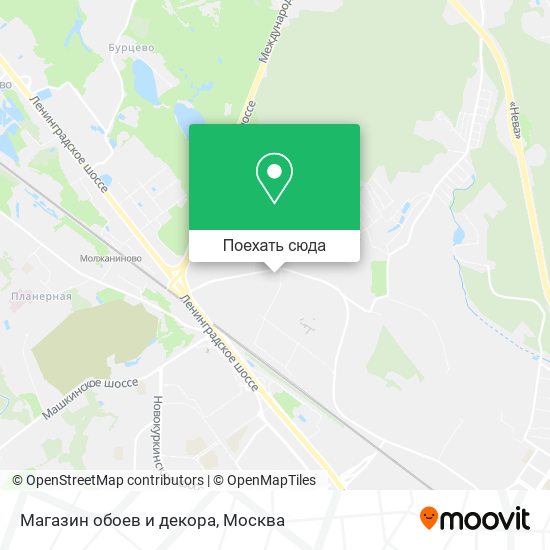 Карта Магазин обоев и декора