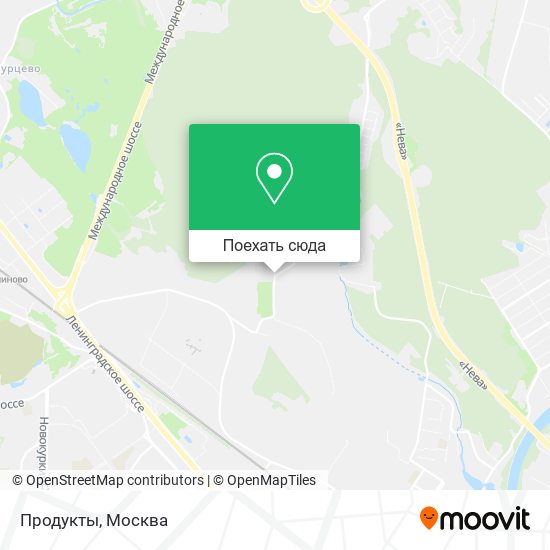 Карта Продукты