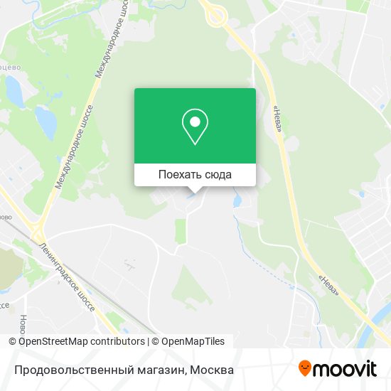 Карта Продовольственный магазин