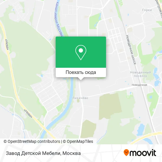 Карта Завод Детской Мебели