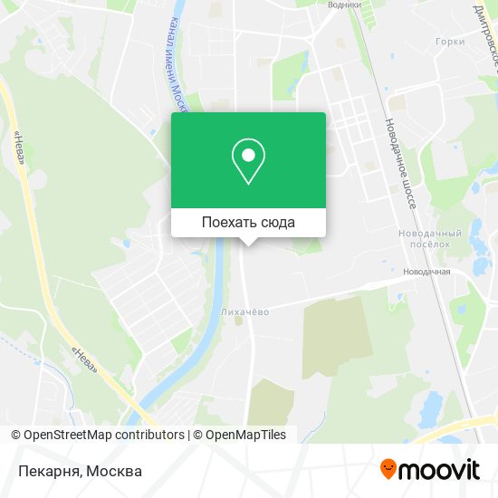 Карта Пекарня