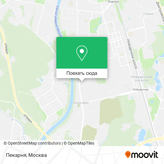Карта Пекарня