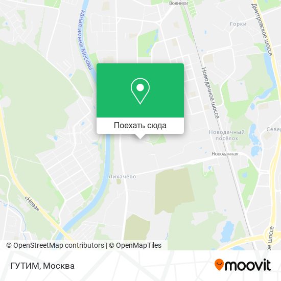 Карта ГУТИМ