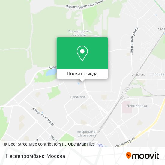 Карта Нефтепромбанк