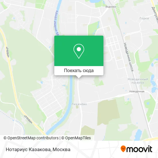 Карта Нотариус Казакова