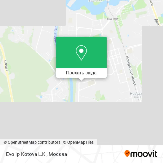Карта Evo Ip Kotova L.K.