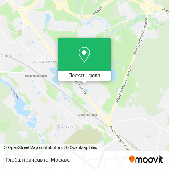 Карта Глобалтрансавто