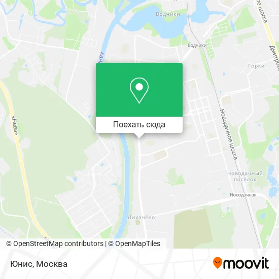 Карта Юнис