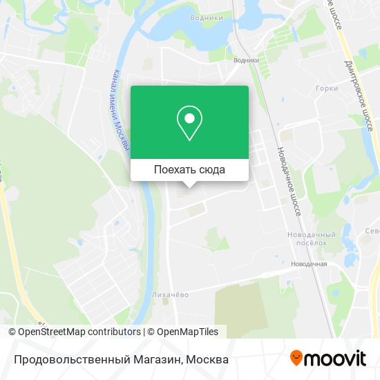 Карта Продовольственный Магазин