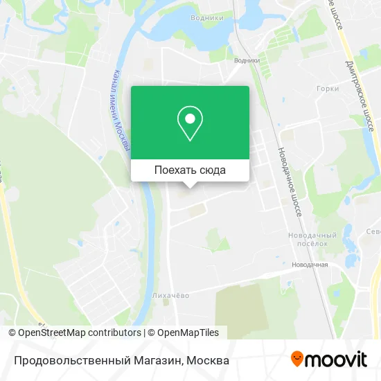 Карта Продовольственный Магазин