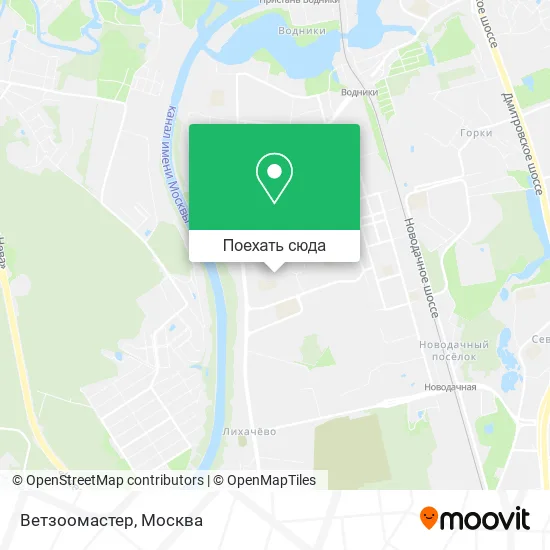 Карта Ветзоомастер