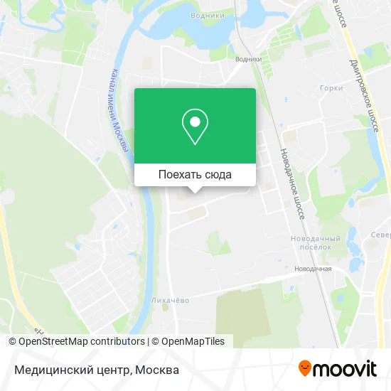 Карта Медицинский центр