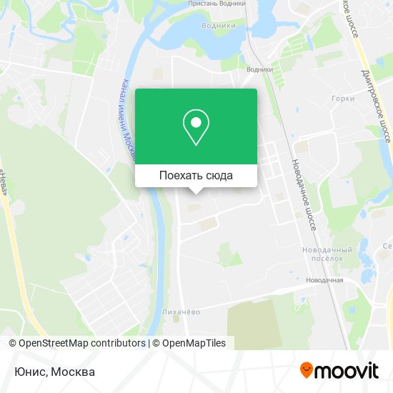 Карта Юнис