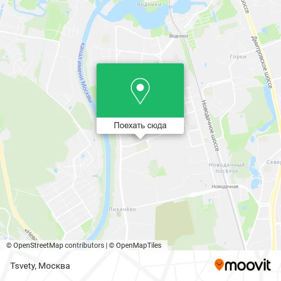 Карта Tsvety