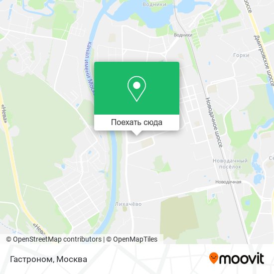Карта Гастроном
