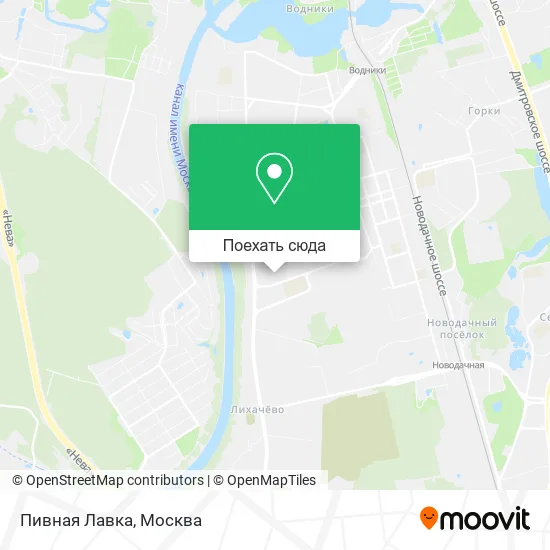 Карта Пивная Лавка