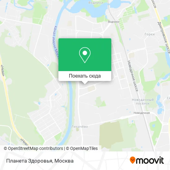 Карта Планета Здоровья