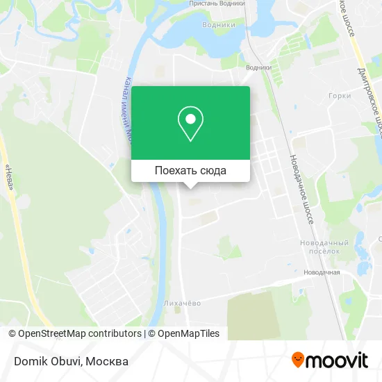 Карта Domik Obuvi