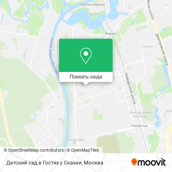 Карта Детский сад в Гостях у Сказки
