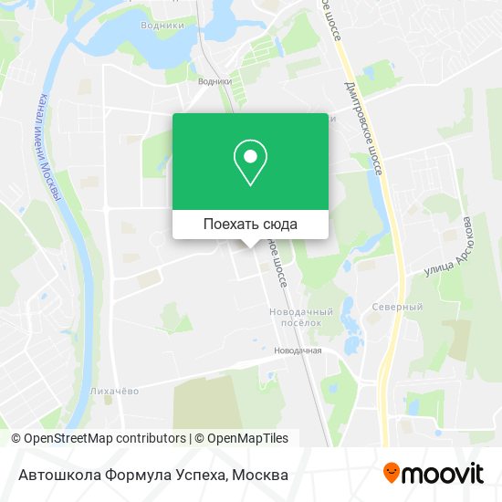 Карта Автошкола Формула Успеха