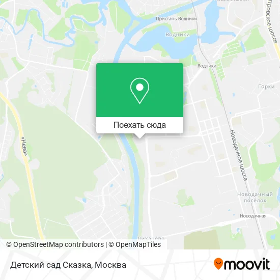 Карта Детский сад Сказка