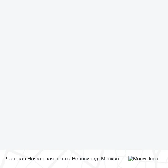 Карта Частная Начальная школа Велосипед