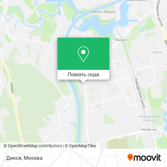Карта Дикси