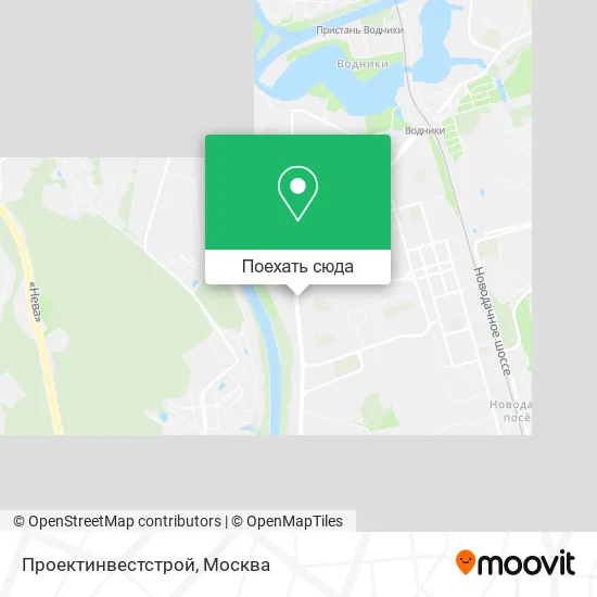 Карта Проектинвестстрой