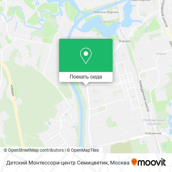 Карта Детский Монтессори-центр Семицветик