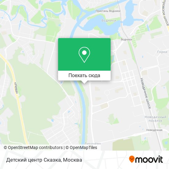 Карта Детский центр Сказка