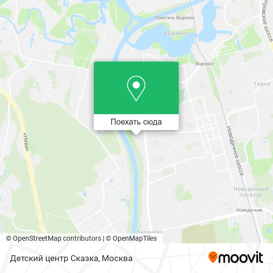 Карта Детский центр Сказка