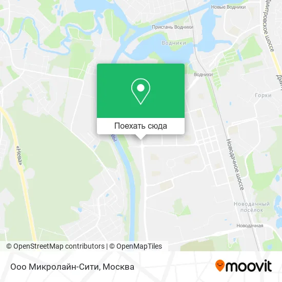 Карта Ооо Микролайн-Сити