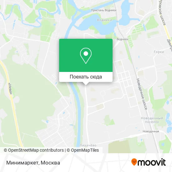 Карта Минимаркет