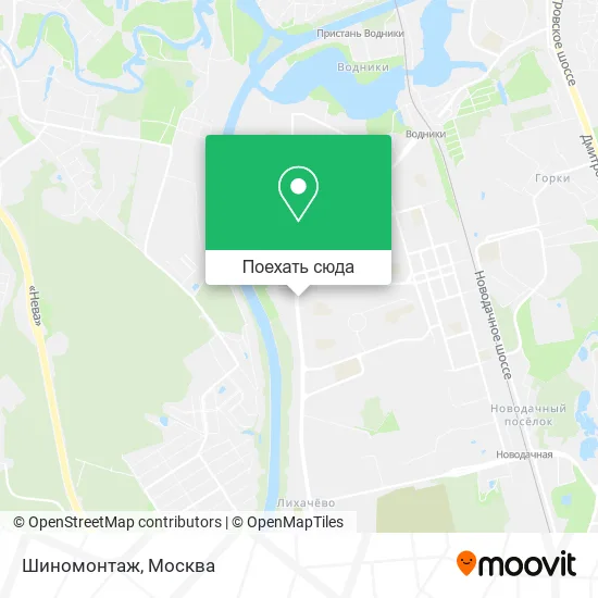 Карта Шиномонтаж