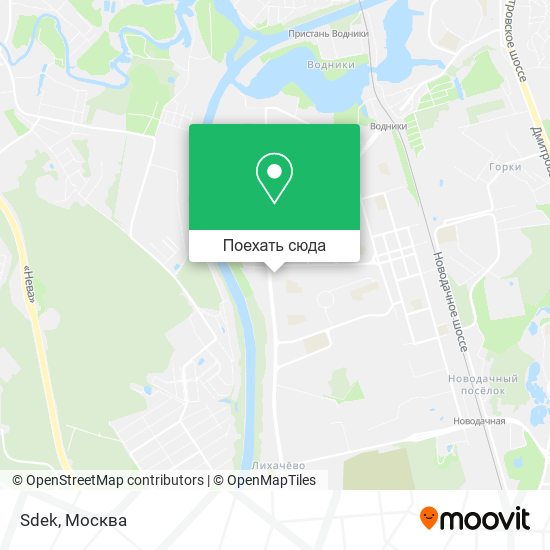 Карта Sdek