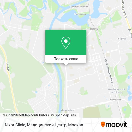 Карта Nixor Clinic, Медицинский Центр