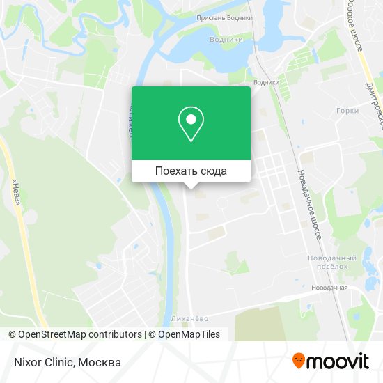 Карта Nixor Clinic