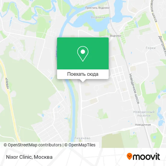 Карта Nixor Clinic