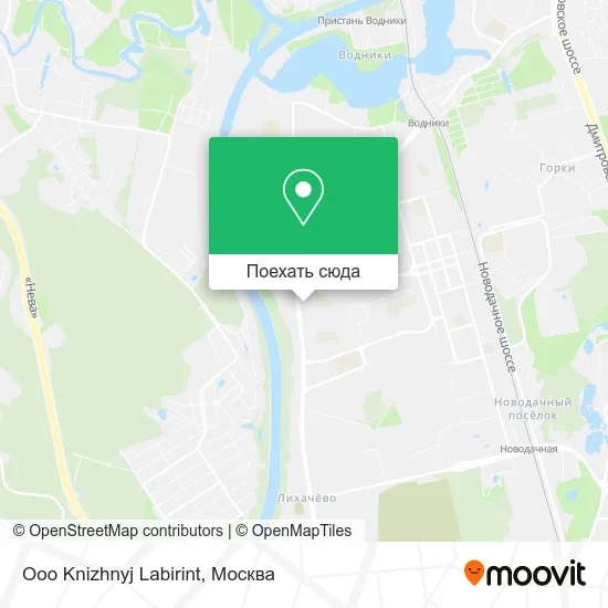 Карта Ooo Knizhnyj Labirint