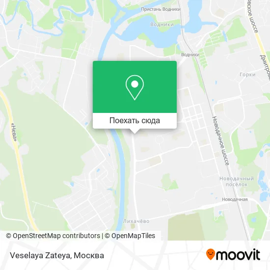 Карта Veselaya Zateya