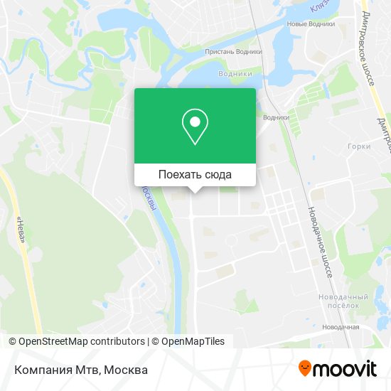 Карта Компания Мтв