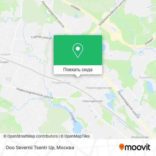 Карта Ooo Severnii Tsentr Up