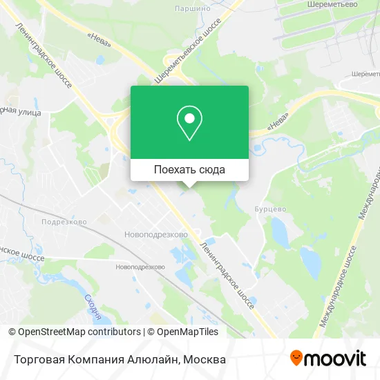 Карта Торговая Компания Алюлайн