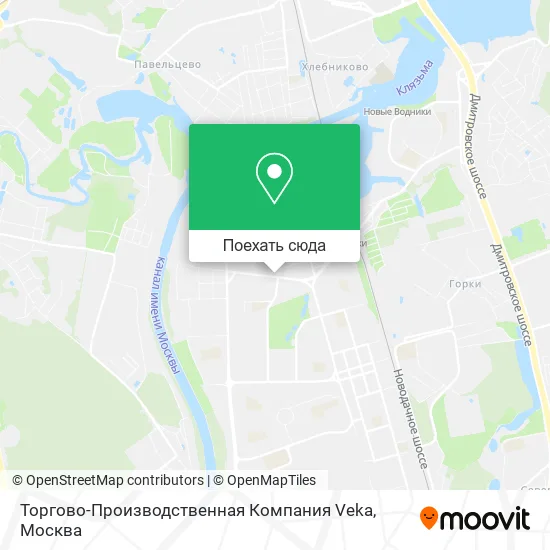 Карта Торгово-Производственная Компания Veka